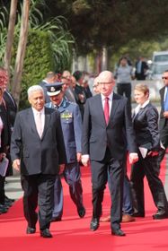 Прем'єр-міністр Йорданії Абдалла Енсур і прем'єр-міністр Чехії Богуслав Соботка (Фото: ЧТК)   «При зустрічі з королем, прем'єр-міністром Йорданії, представниками ООН і гуманітарних організацій, я почув важливу річ