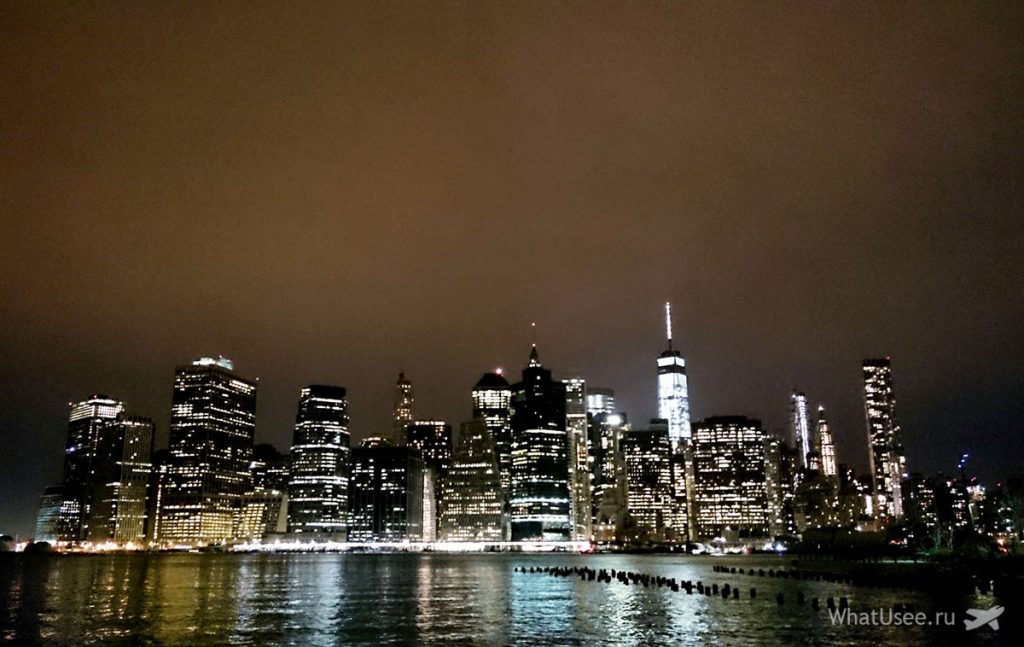 Панорама Нью-Йорка, телефон-фото: