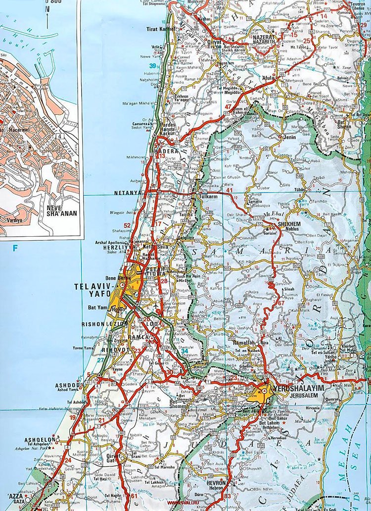 північ Ізраїлю   центр Ізраїлю   південь Ізраїлю