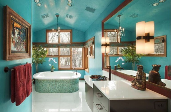 Колірна гармонія ванної кімнати дуже важлива, так як повинна створювати спокійну і розслаблюючу атмосферу