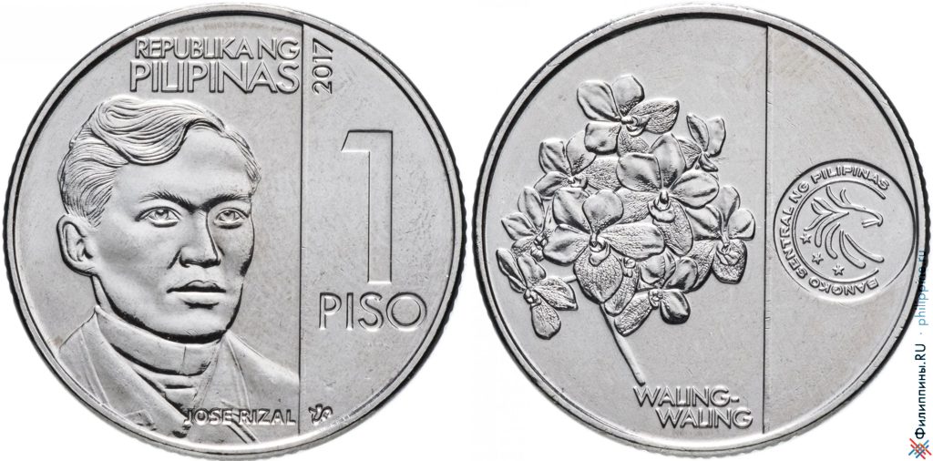 Грошова одиниця Філіппін - філіппінський песо (по-філіппінськи «Пісо & raquo, piso), що дорівнює 100 сентаво або сентимо