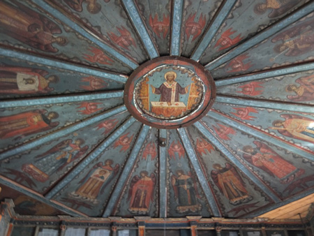Розписна стеля-небо Успенської церкви в Кондопозі
